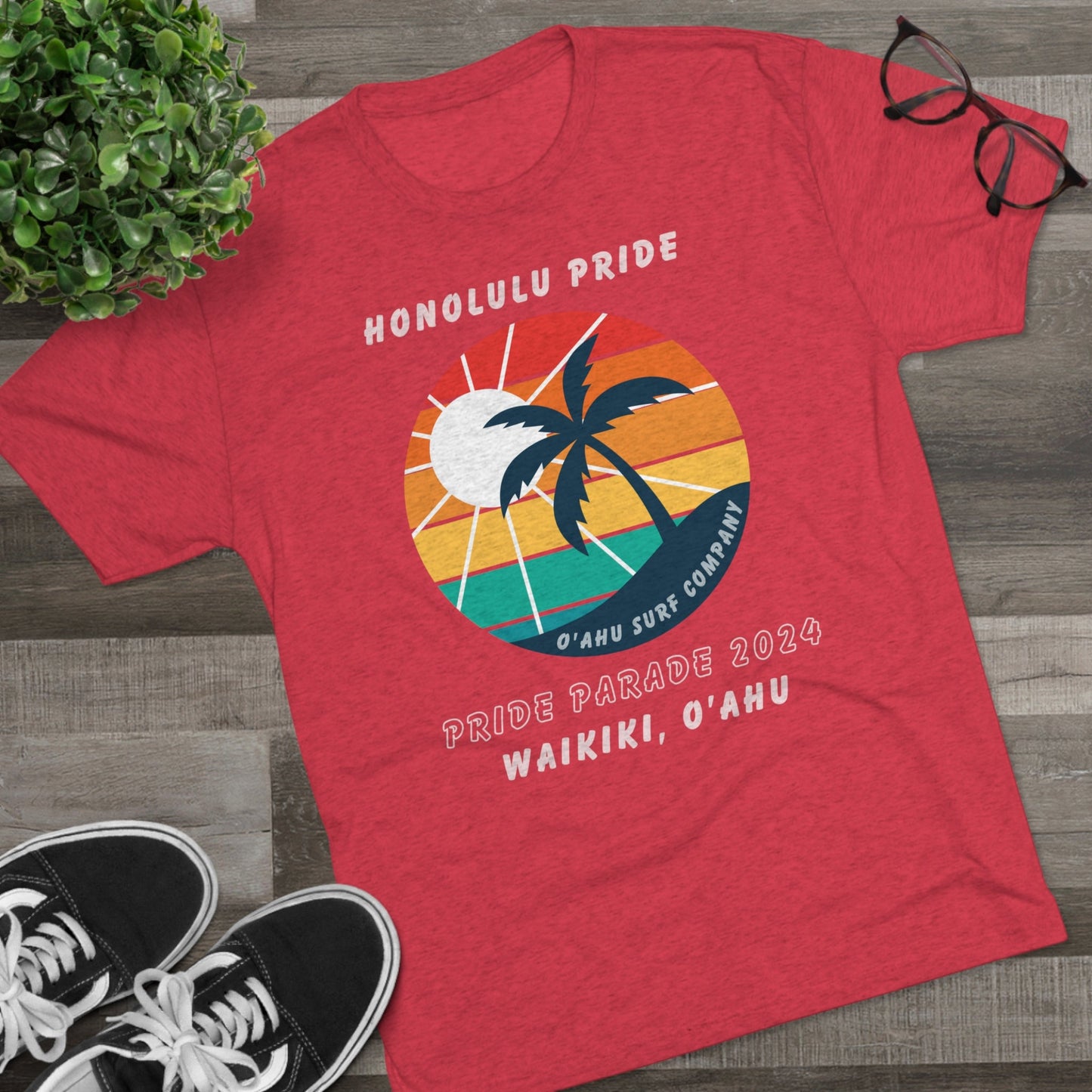 Oahu Surf Company Honolulu Pride T-shirt - O'ahu Surf Company