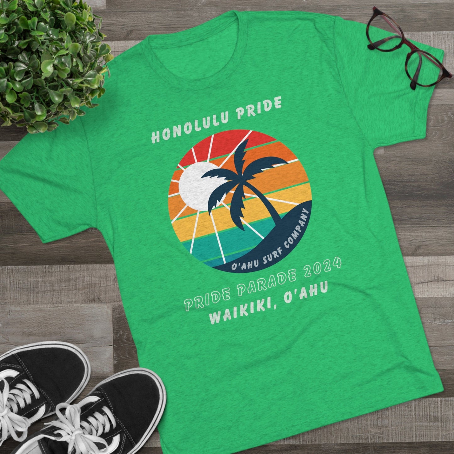 Oahu Surf Company Honolulu Pride T-shirt - O'ahu Surf Company