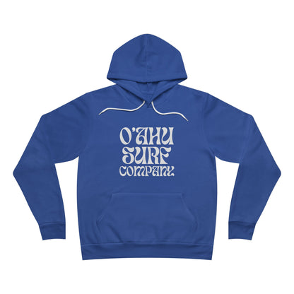 O'ahu Surf Company Island Hooded Sweatshirt . Logo on front. Tropical island rainbow colors on back.