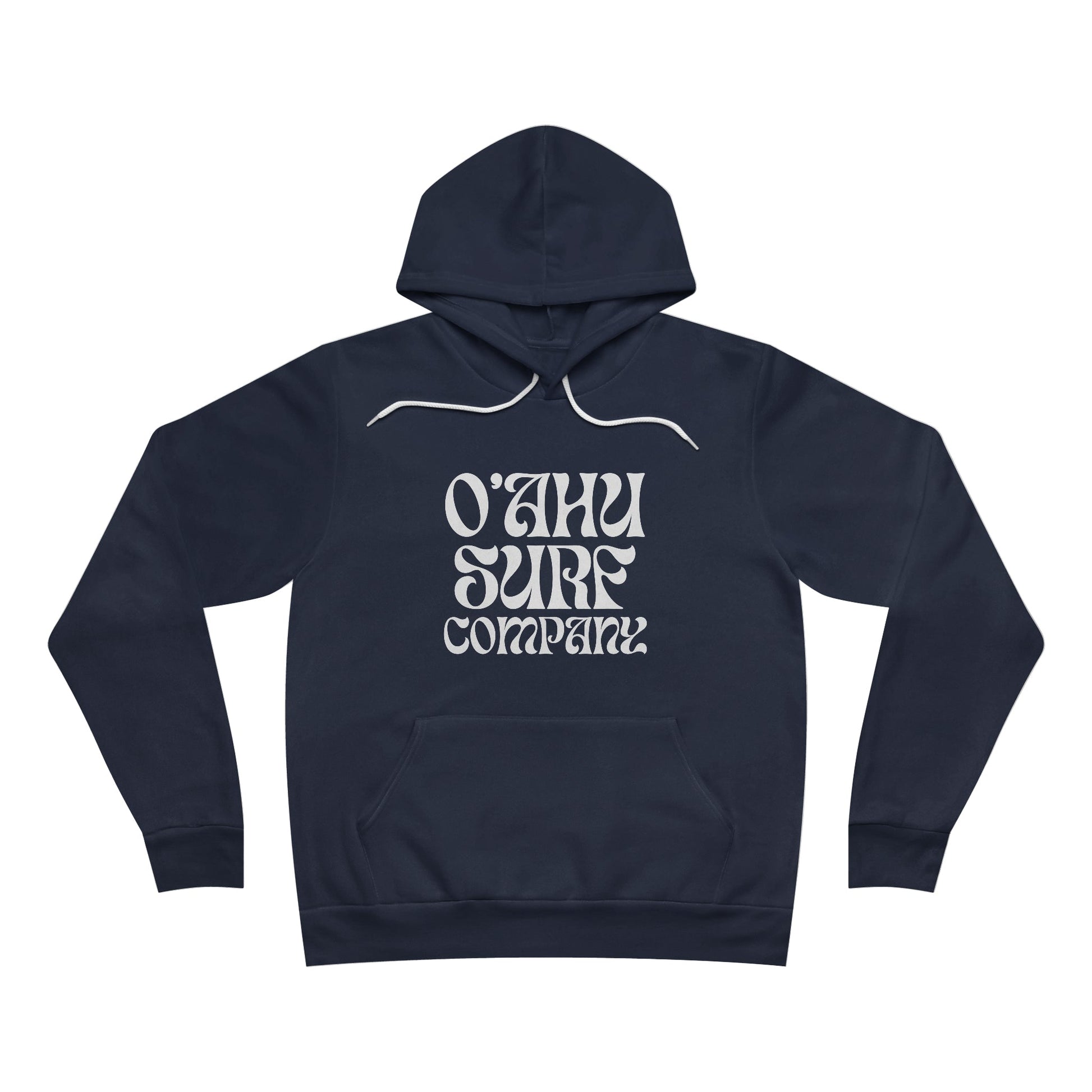 O'ahu Surf Company Island Hooded Sweatshirt . Oahu Surf Company Hawaii logo on front. Tropical island rainbow colors on back.