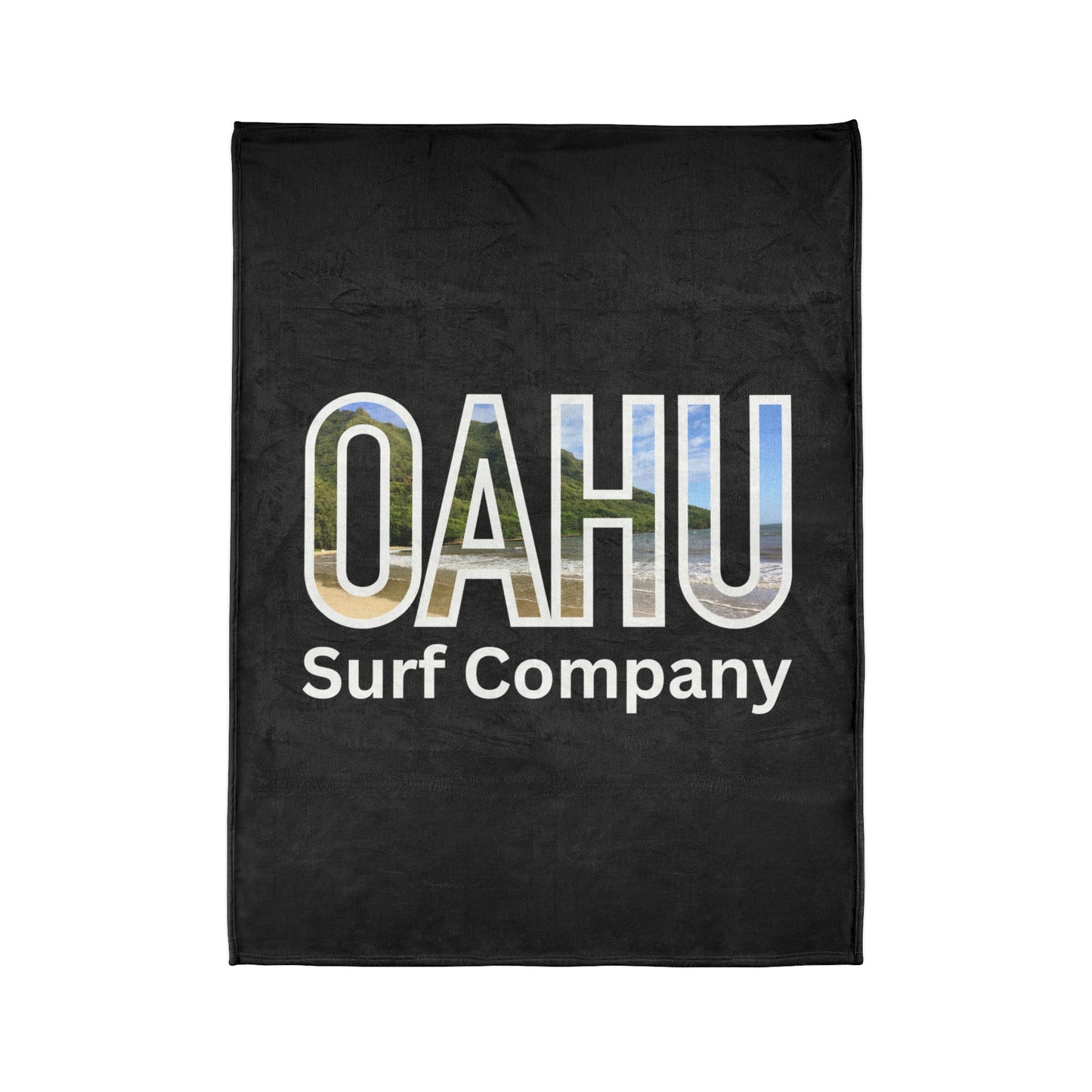 O'ahu Surf Company Island Image Throw Blanket. These Oahu Hawaii surf themed blankets are irresistibly cozy and soft.