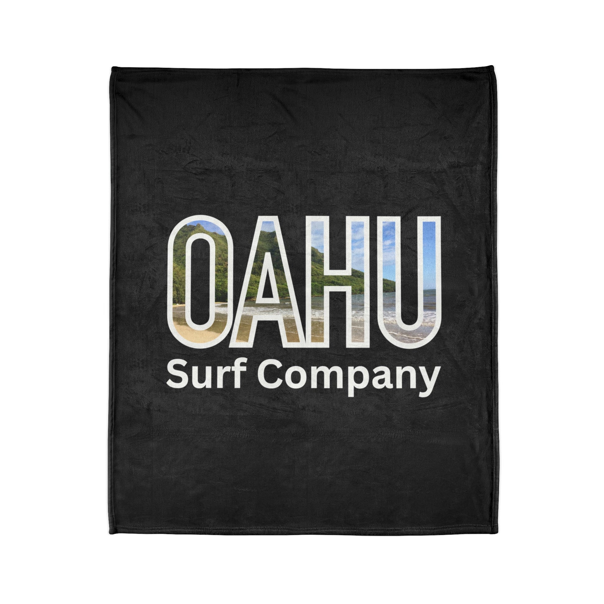 O'ahu Surf Company Island Image Throw Blanket. These Oahu Hawaii surf themed blankets are irresistibly cozy and soft.