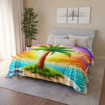 O'ahu Surf Company Island Palm Blanket - O'ahu Surf Company