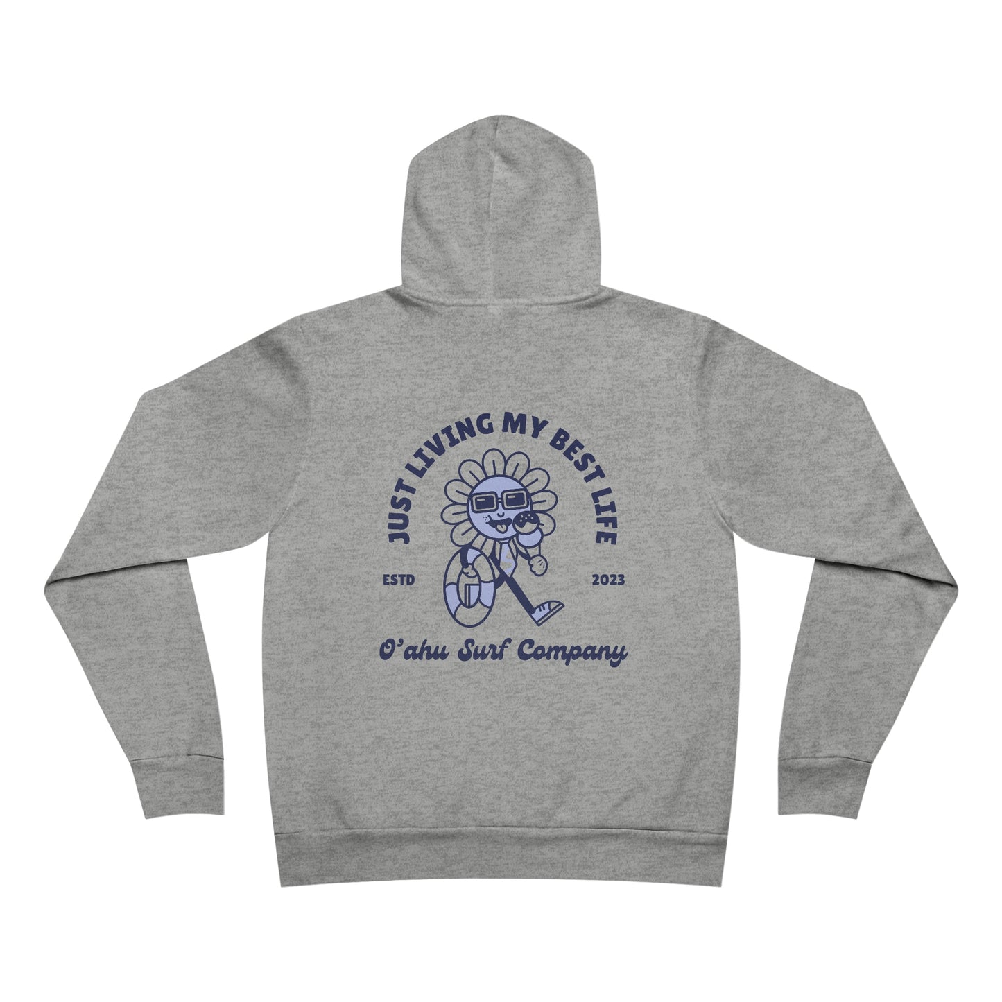 O'ahu Surf Company Living My Best Life Ice Cream Hoodie - O'ahu Surf Company