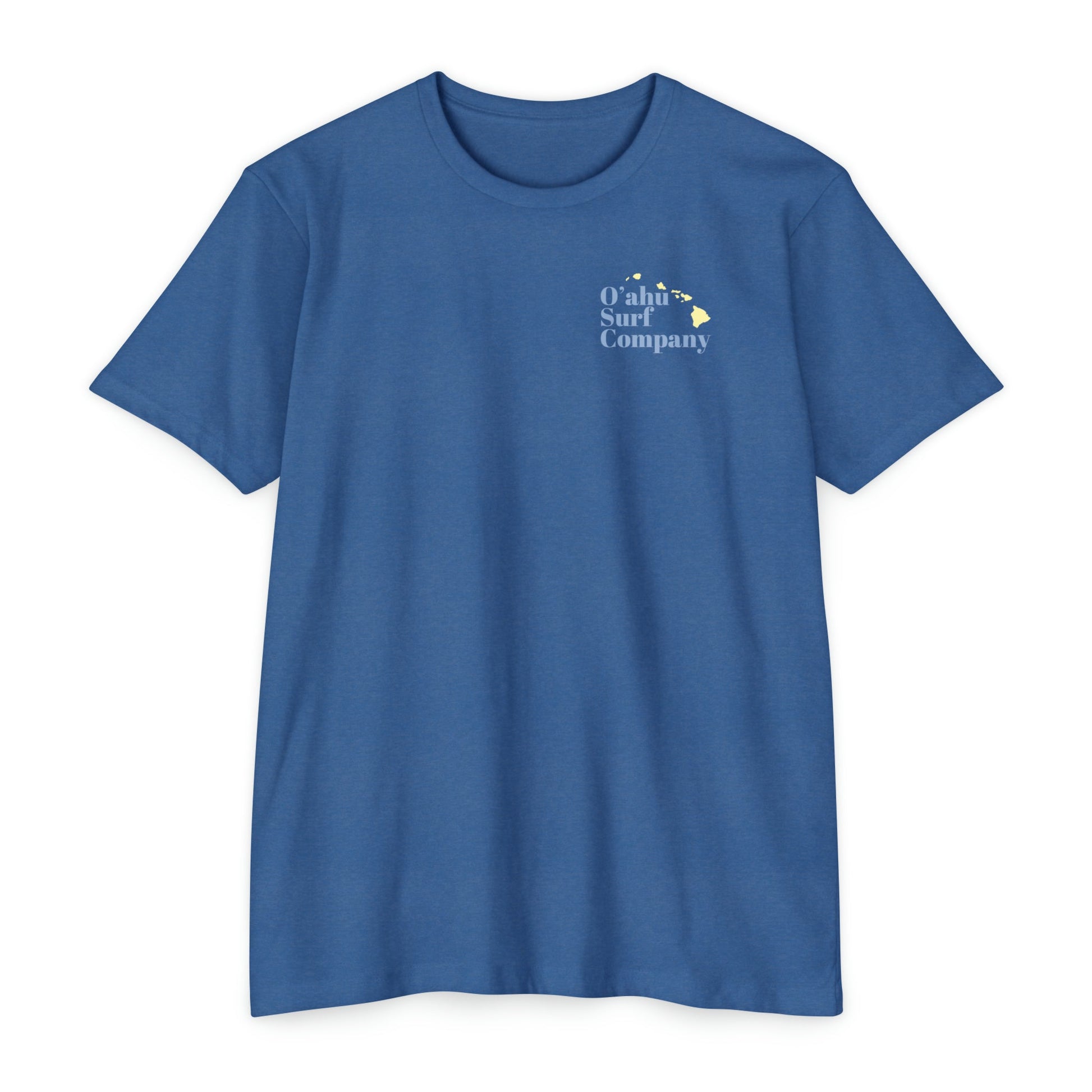 O'ahu Surf Company Living the HI Life Hawaiian Islands T-shirt. Oahu surf shirt featuring HI the Hawaii state initials.