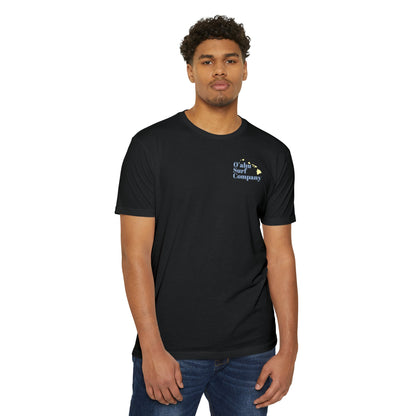 O'ahu Surf Company Living the HI Life Hawaiian Islands T-shirt. Oahu surf shirt featuring HI the Hawaii state initials.