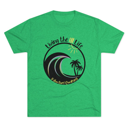 O'ahu Surf Company Living the HI Life Palms T-shirt - O'ahu Surf Company