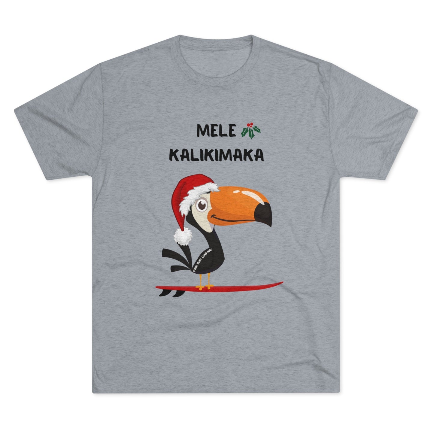 O'ahu Surf Company Mele Kalikimaka Toucan Surf T-Shirt - O'ahu Surf Company