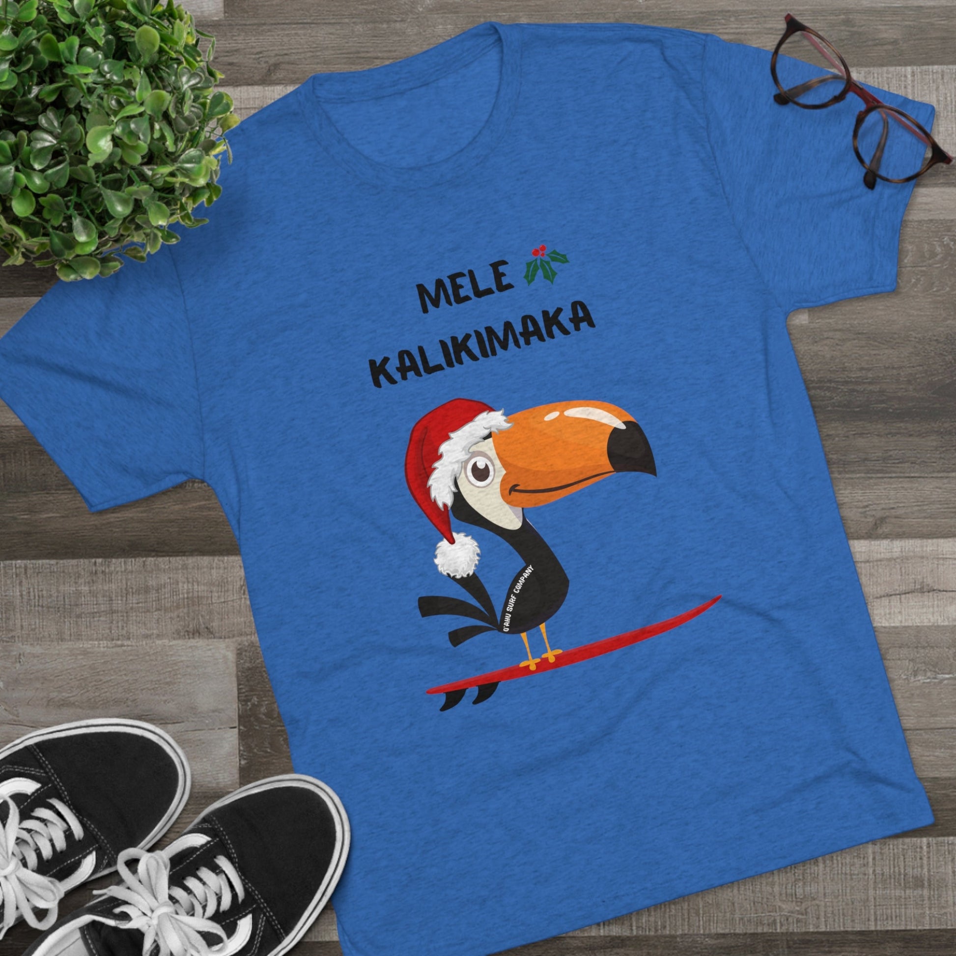 O'ahu Surf Company Mele Kalikimaka Toucan Surf T-Shirt - O'ahu Surf Company