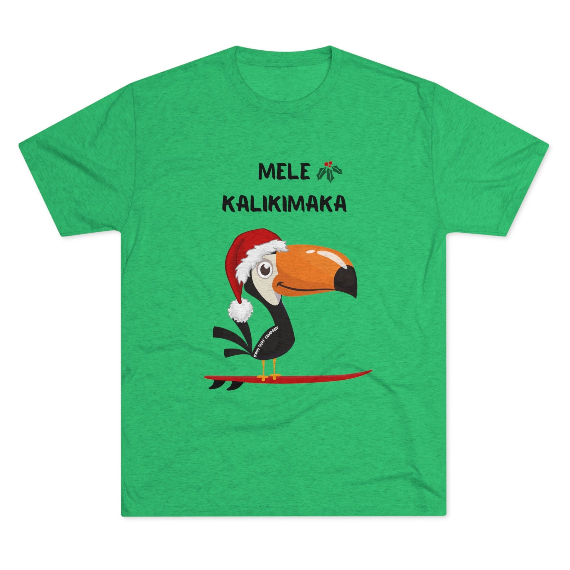 O'ahu Surf Company Mele Kalikimaka Toucan Surf T-Shirt - O'ahu Surf Company