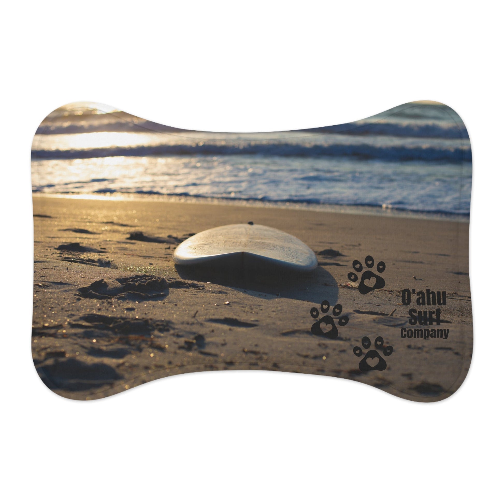 O'ahu Surf Company Ocean Surf Pet Food Mat - O'ahu Surf Company