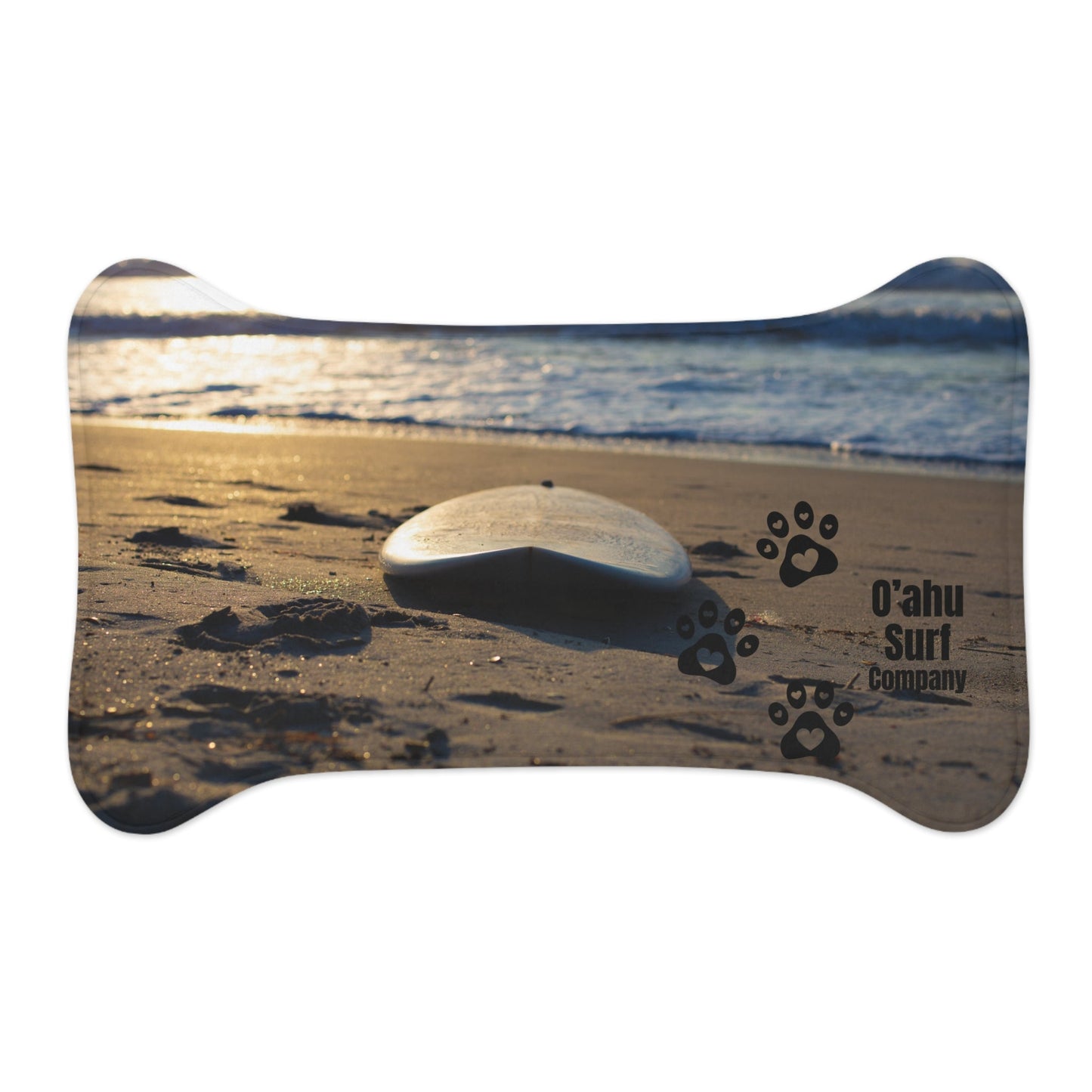 O'ahu Surf Company Ocean Surf Pet Food Mat - O'ahu Surf Company