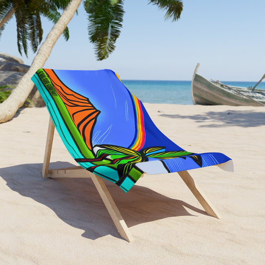 O'ahu Surf Company Rainbow Crater Beach Towel - O'ahu Surf Company