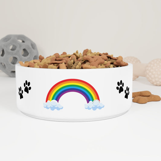 O'ahu Surf Company Rainbow Pride Pet Food Bowl - O'ahu Surf Company