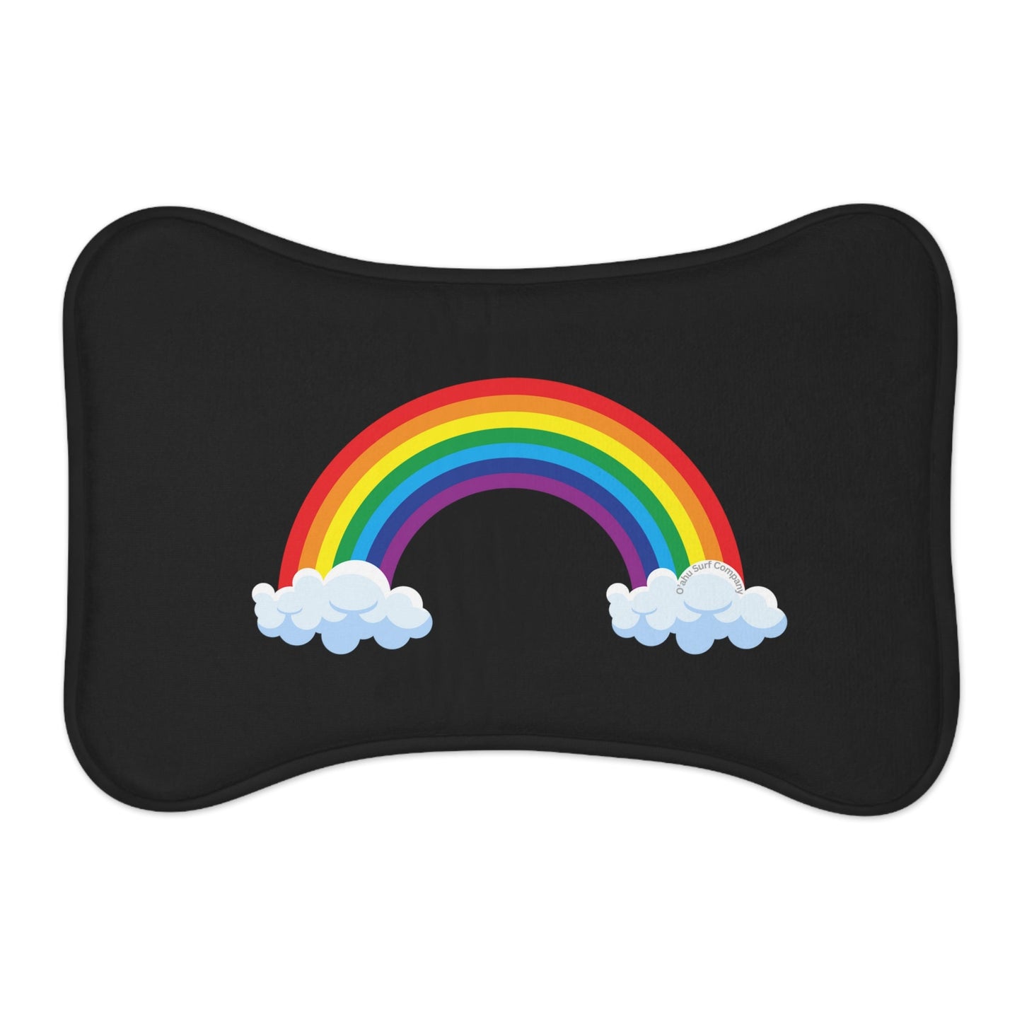 O'ahu Surf Company Rainbow Pride Pet Food Mat - O'ahu Surf Company