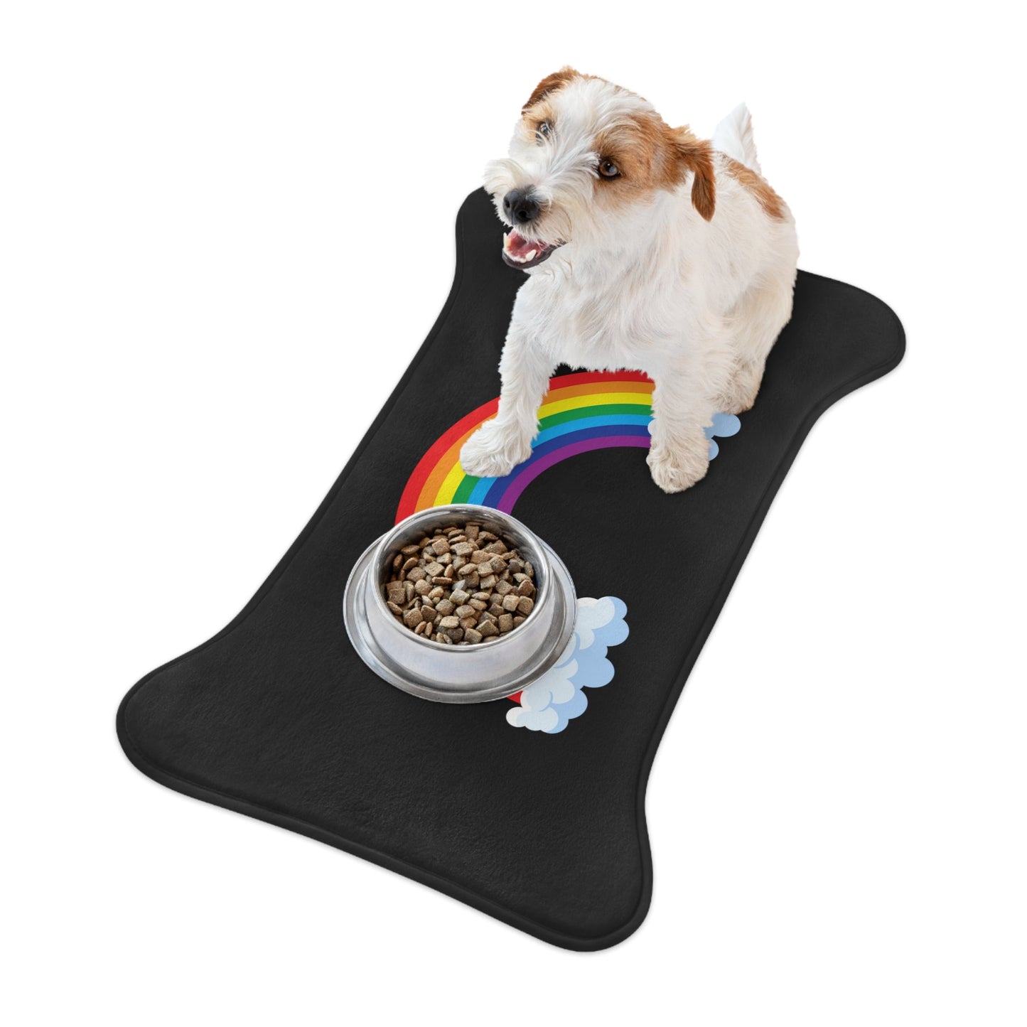 O'ahu Surf Company Rainbow Pride Pet Food Mat - O'ahu Surf Company