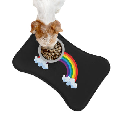 O'ahu Surf Company Rainbow Pride Pet Food Mat - O'ahu Surf Company