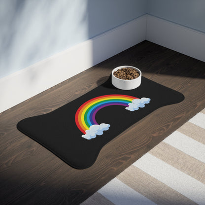 O'ahu Surf Company Rainbow Pride Pet Food Mat - O'ahu Surf Company