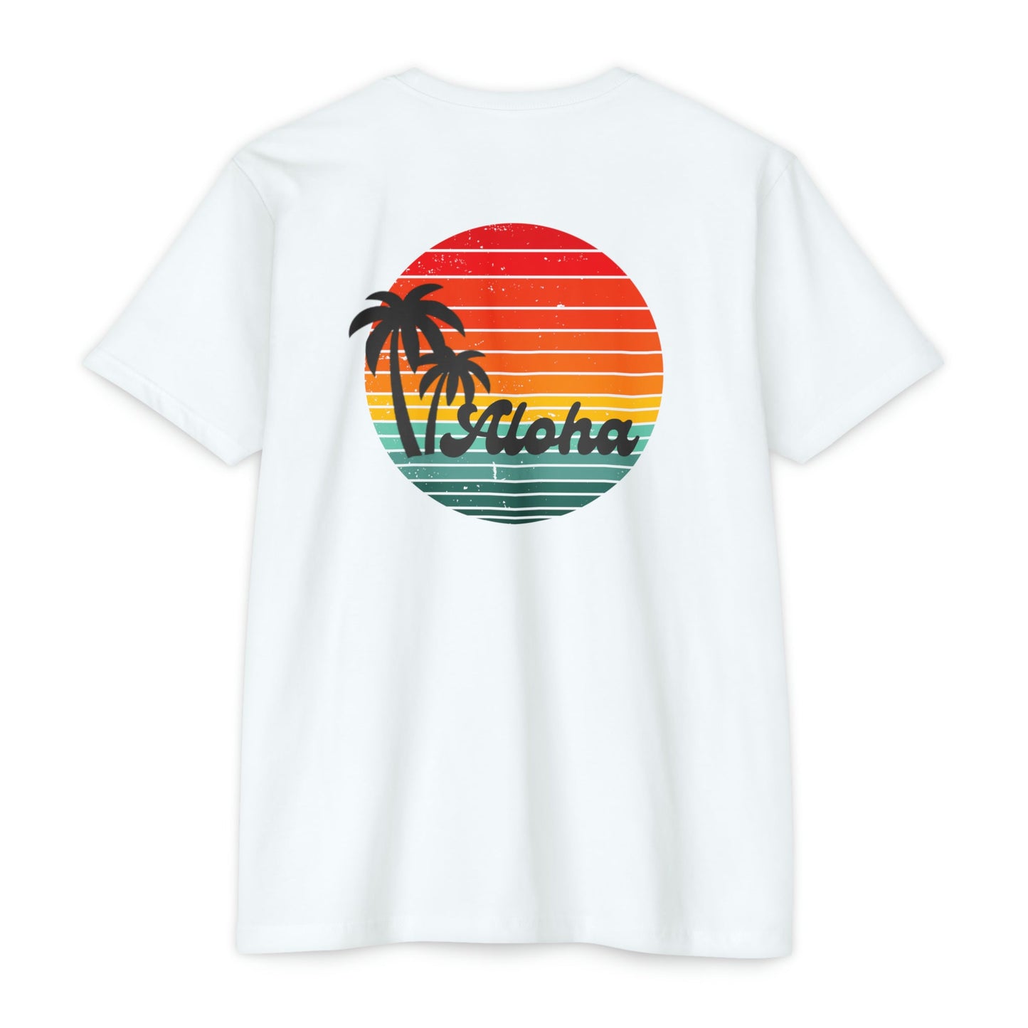 O'ahu Surf Company Retro Aloha T-shirt - O'ahu Surf Company - CVC White - Men's Clothing - Hawaii Vintage T-shirt