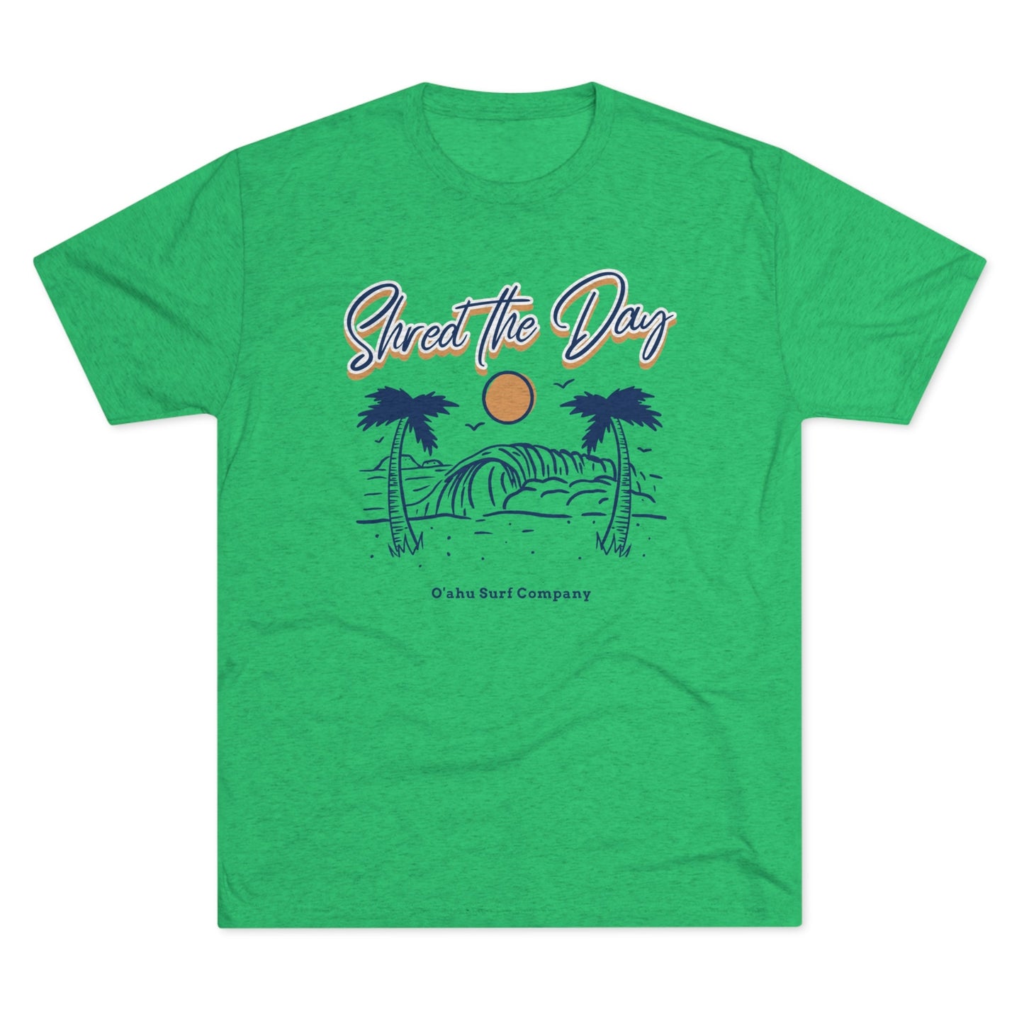 O'ahu Surf Company Shred the Day Hawaii Surf T-shirt - O'ahu Surf Company