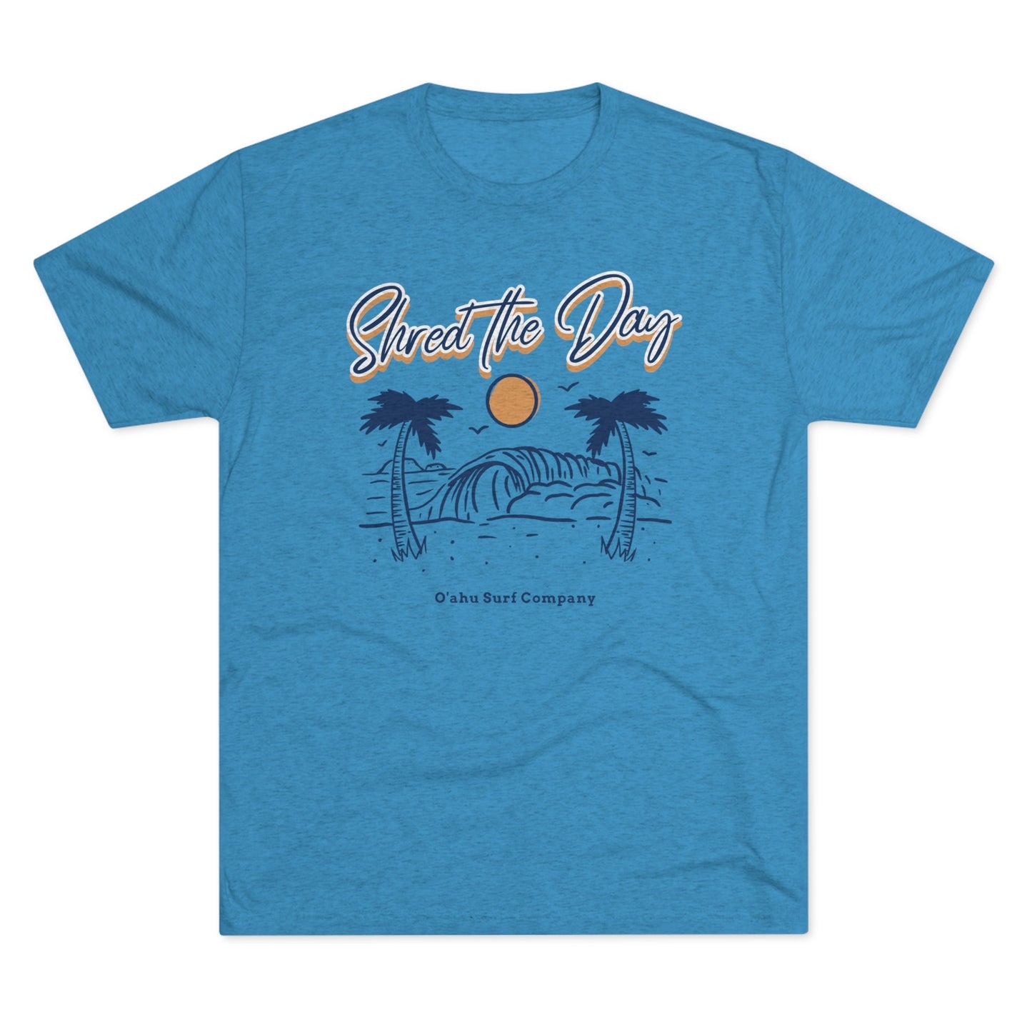 O'ahu Surf Company Shred the Day Hawaii Surf T-shirt - O'ahu Surf Company