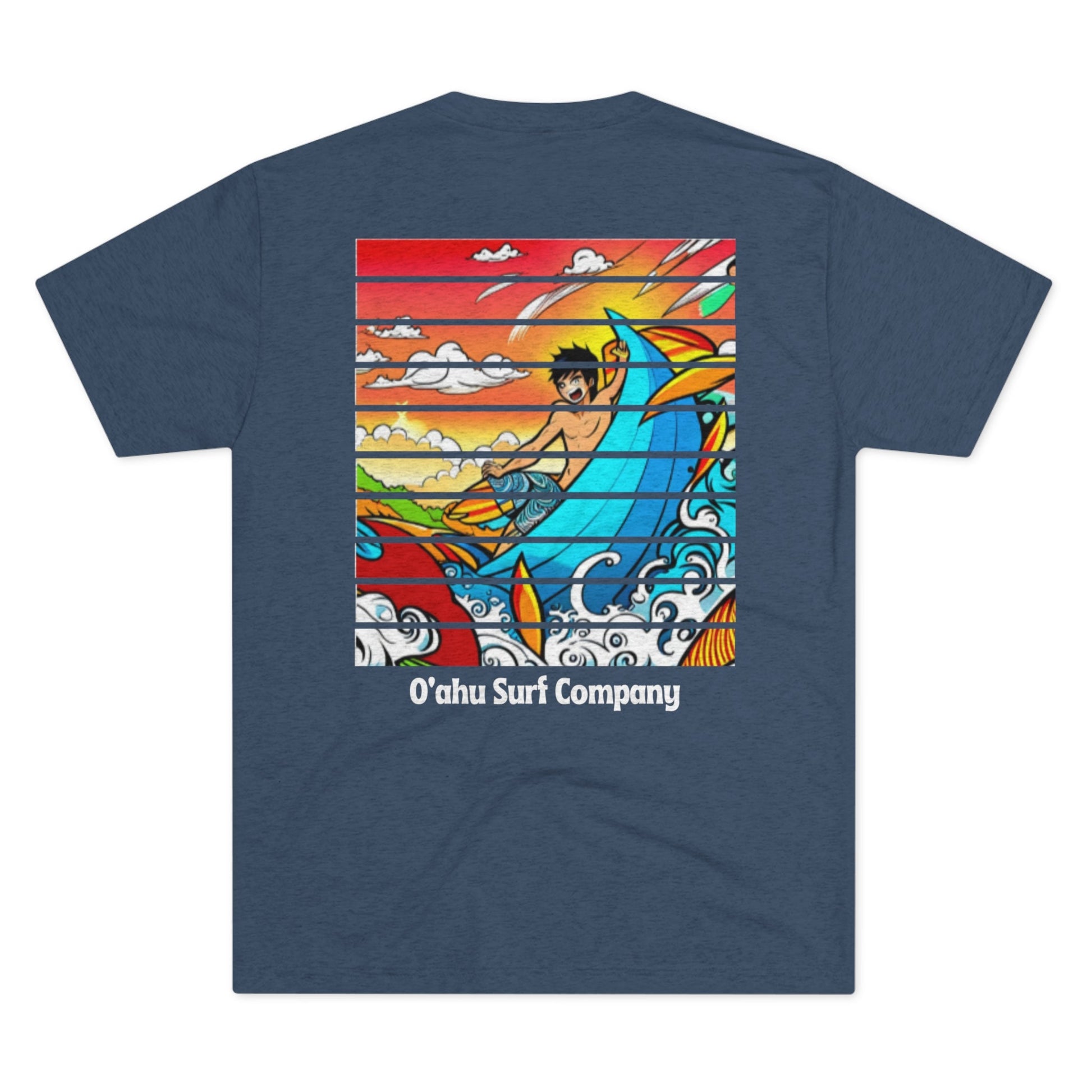 O'ahu Surf Company Shredding Waves T-shirt - O'ahu Surf Company