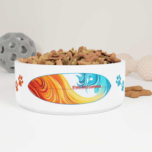 O'ahu Surf Company Surfboard Pet Food Bowl - O'ahu Surf Company