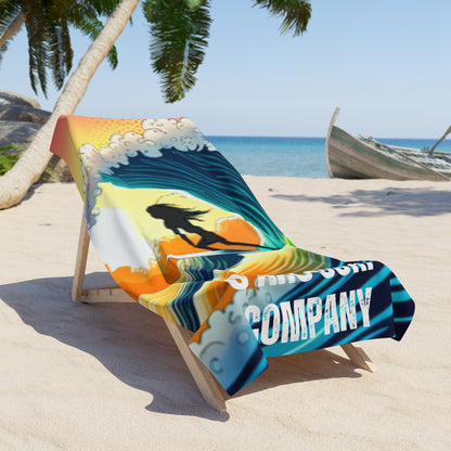 O'ahu Surf Company Surfer Girl Beach Towel. Hawaii Beach Towel. 36" × 72". Surf girl Hawaii beach towel.