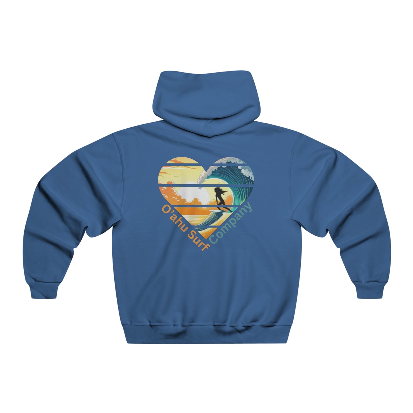 O'ahu Surf Company Surfer Girl Heart Hooded Sweatshirt - O'ahu Surf Company