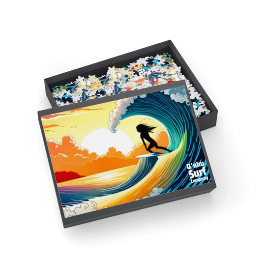 O'ahu Surf Company Surfer Girl Puzzle (500, 1000-Piece) - O'ahu Surf Company