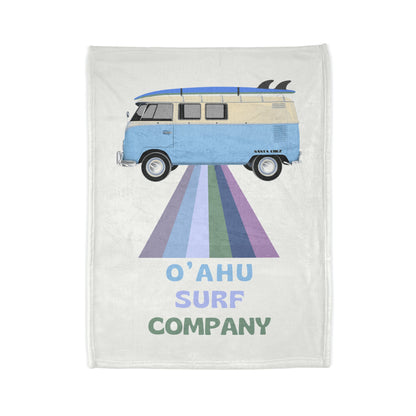 O'ahu Surf Company VW Bus Throw Blanket - O'ahu Surf Company