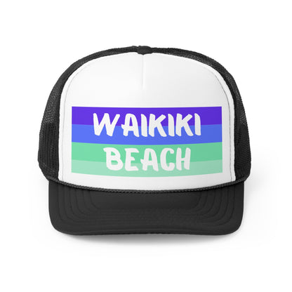 O'ahu Surf Company Waikiki Beach Hawaii Trucker Cap - O'ahu Surf Company