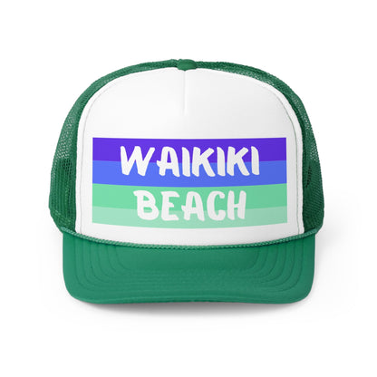 O'ahu Surf Company Waikiki Beach Hawaii Trucker Cap - O'ahu Surf Company