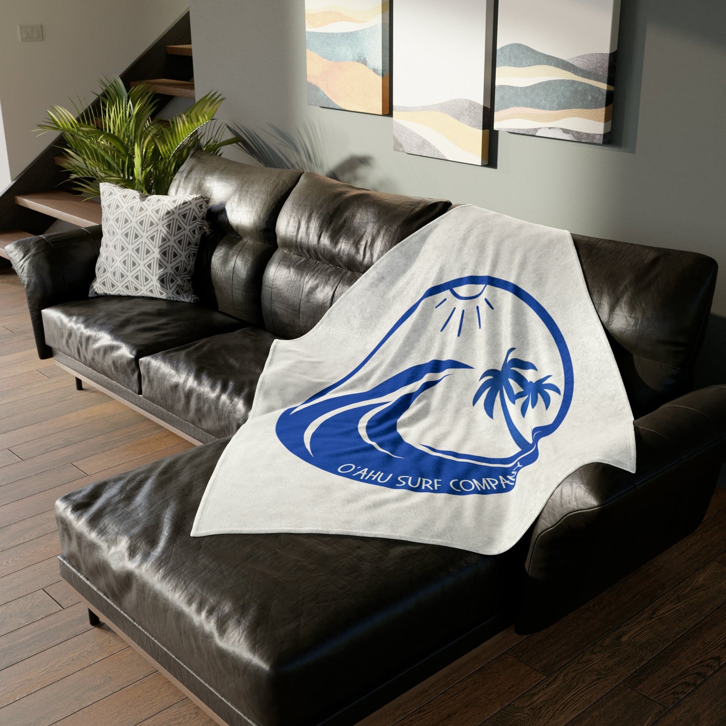 O'ahu Surf Company Wave Throw Blanket - O'ahu Surf Company