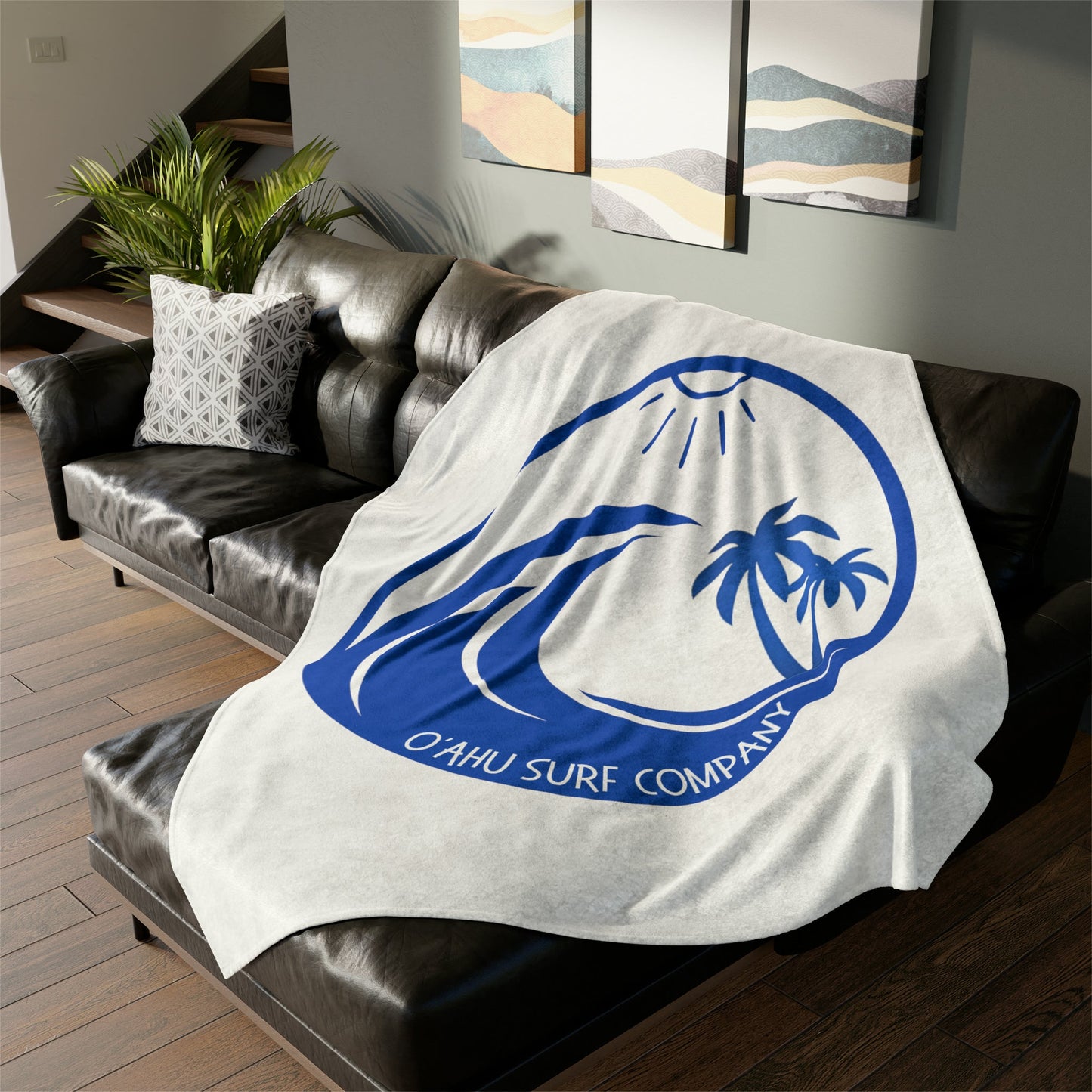 O'ahu Surf Company Wave Throw Blanket - O'ahu Surf Company