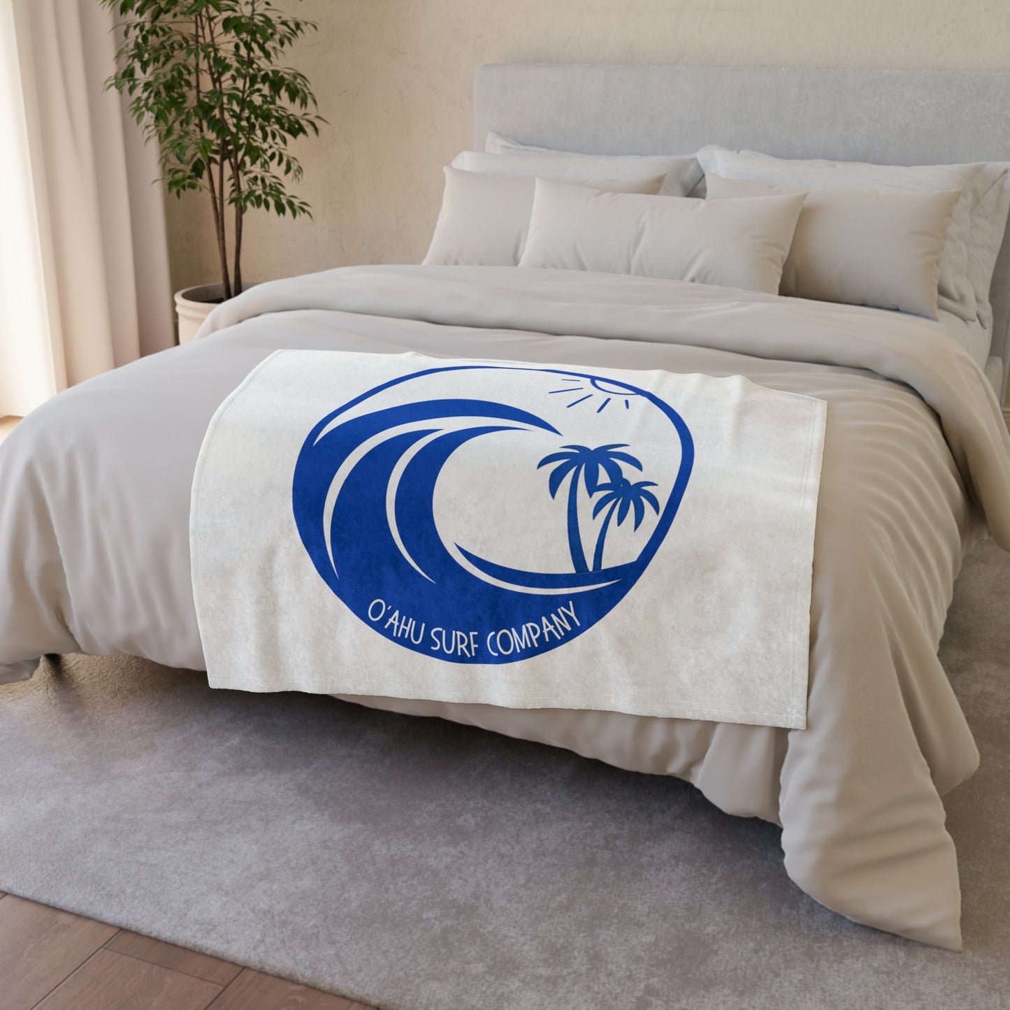 O'ahu Surf Company Wave Throw Blanket - O'ahu Surf Company