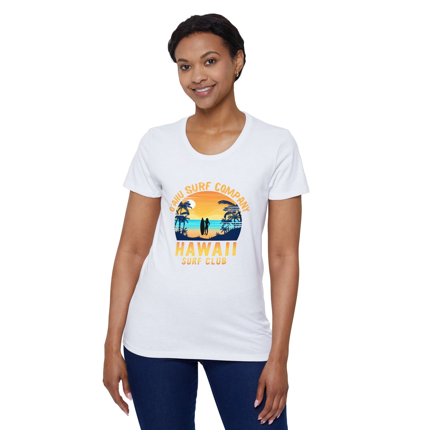 O'ahu Surf Company Women's Hawaii Surf Club T-Shirt - O'ahu Surf Company