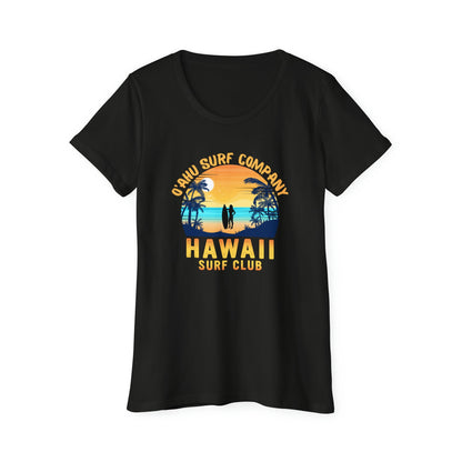 O'ahu Surf Company Women's Hawaii Surf Club T-Shirt - O'ahu Surf Company