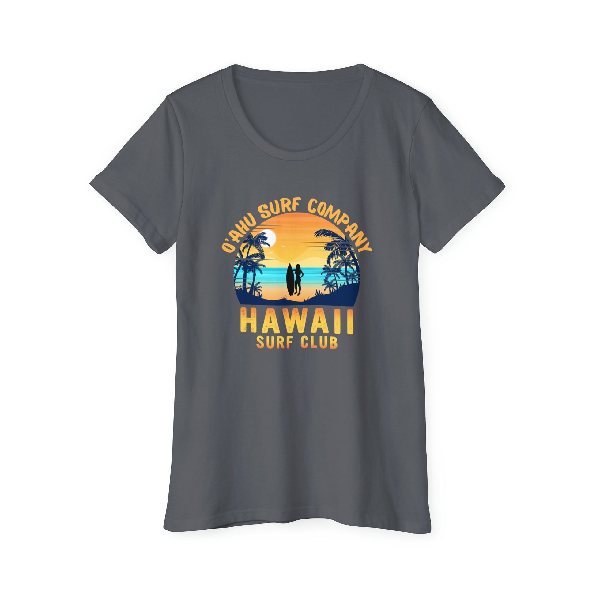 O'ahu Surf Company Women's Hawaii Surf Club T-Shirt - O'ahu Surf Company