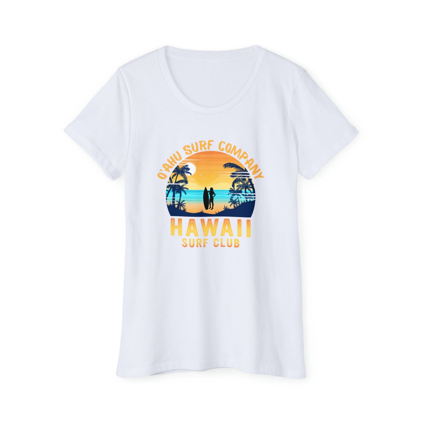 O'ahu Surf Company Women's Hawaii Surf Club T-Shirt - O'ahu Surf Company