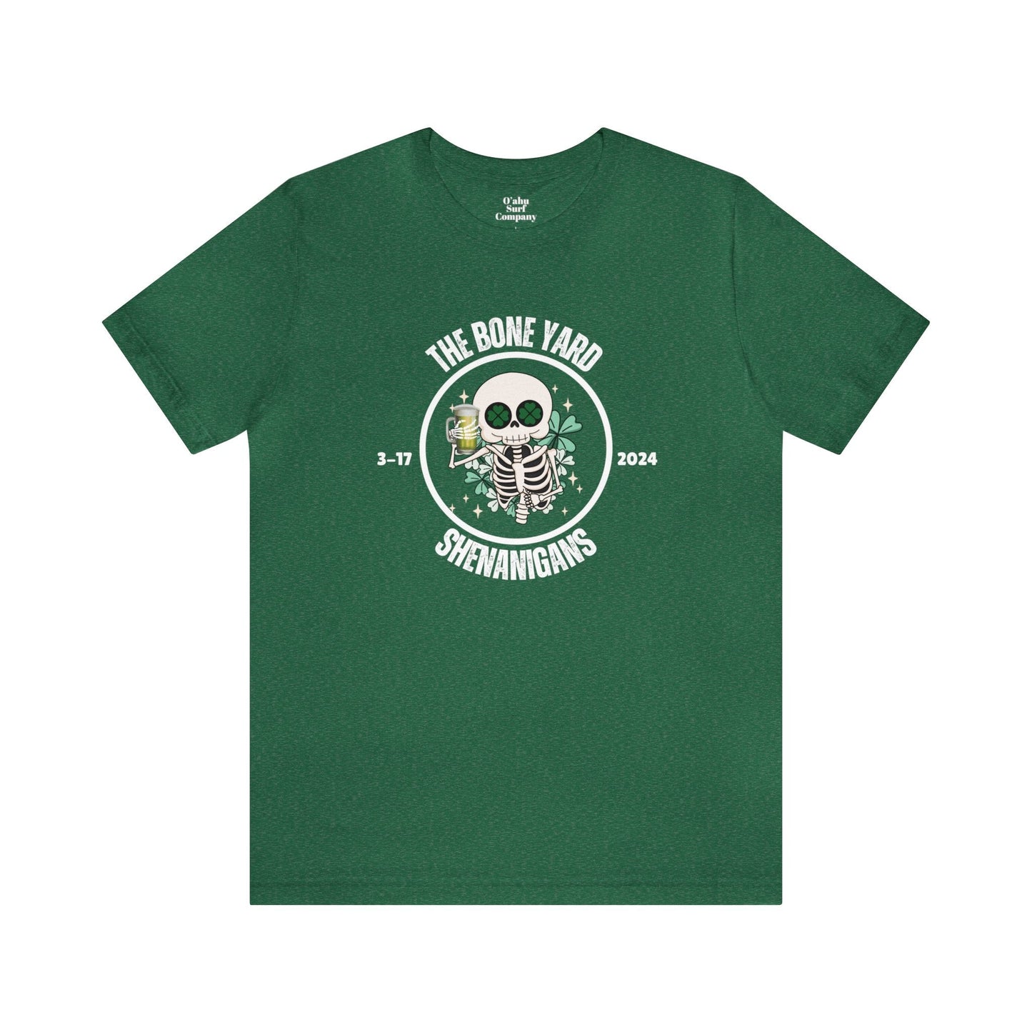 The Bone Yard Shenanigans St. Paddy's Day T-Shirt - O'ahu Surf Company