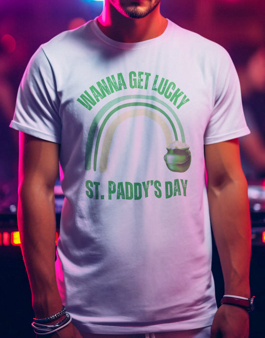 Wanna Get Luck St. Paddy's Day T-Shirt - O'ahu Surf Company