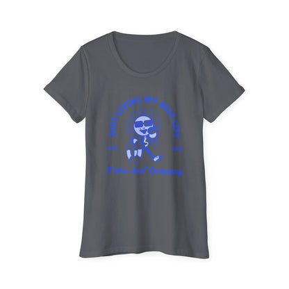 Women's Living My Best Life Ice Cream T-Shirt - O'ahu Surf Company