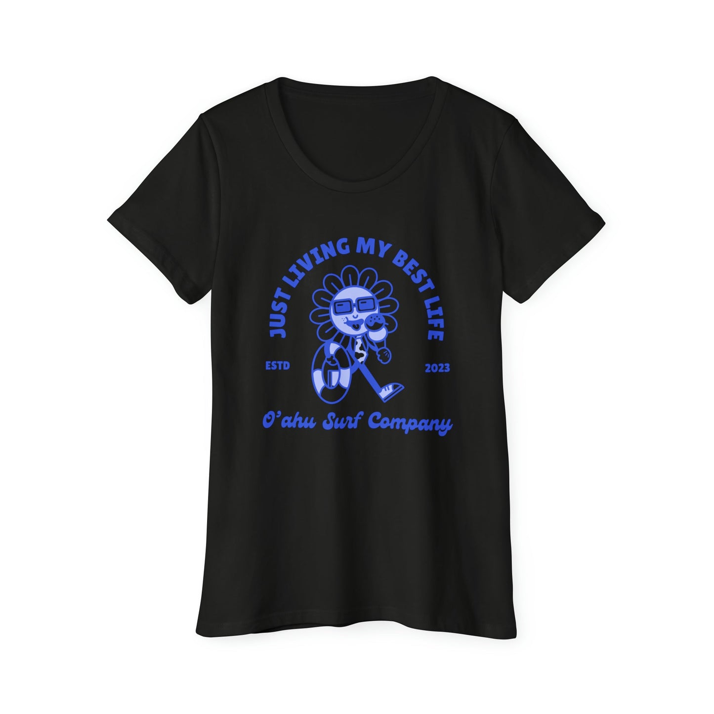 Women's Living My Best Life Ice Cream T-Shirt - O'ahu Surf Company